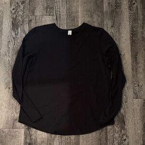 Lululemon Love Scoop Neck Long Sleeve - Black - Size 10